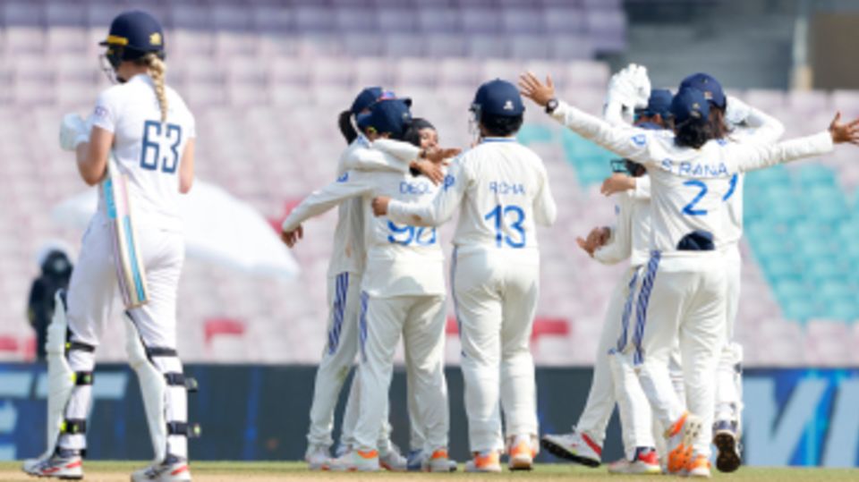 Job done - the Indians can celebrate a famous win