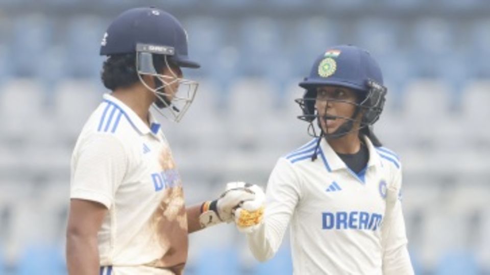 Jemimah Rodrigues and Richa Ghosh brought up a fifty-run stand to extend India's dominance