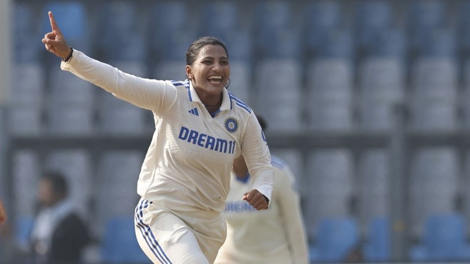 Sneh Rana finished the match with figures 7 for 119