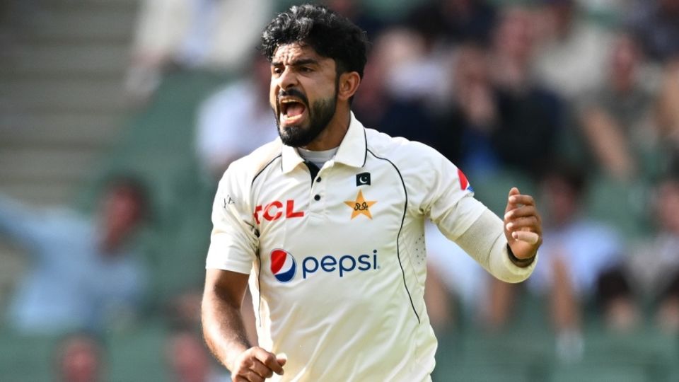 File photo: Aamer Jamal picked up seven wickets in the first innings