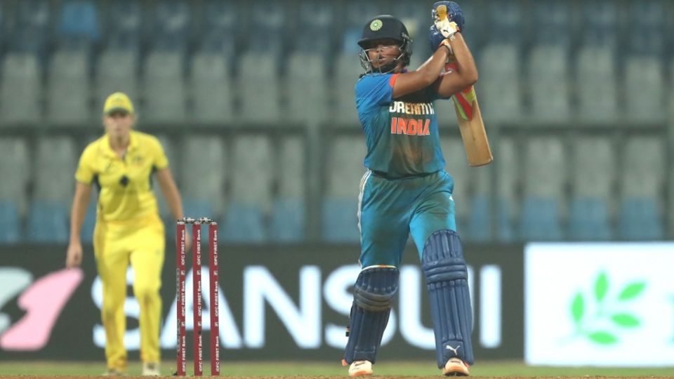 Richa Ghosh fell four short of her maiden ODI ton