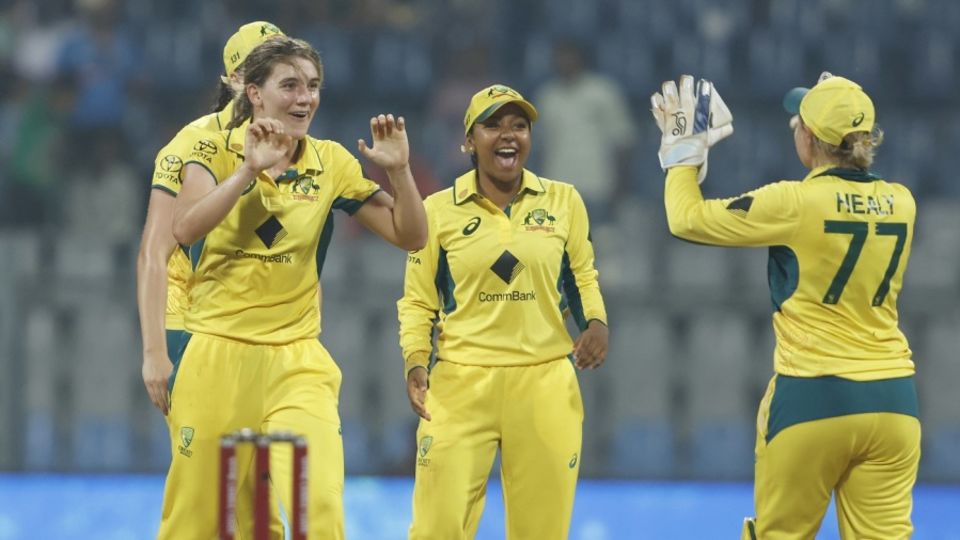 Annabel Sutherland made it tough for India to score at the death