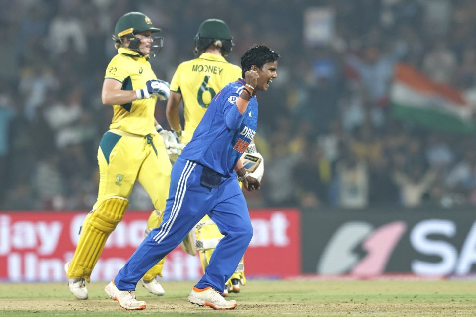 Deepti Sharma troubled Australia briefly