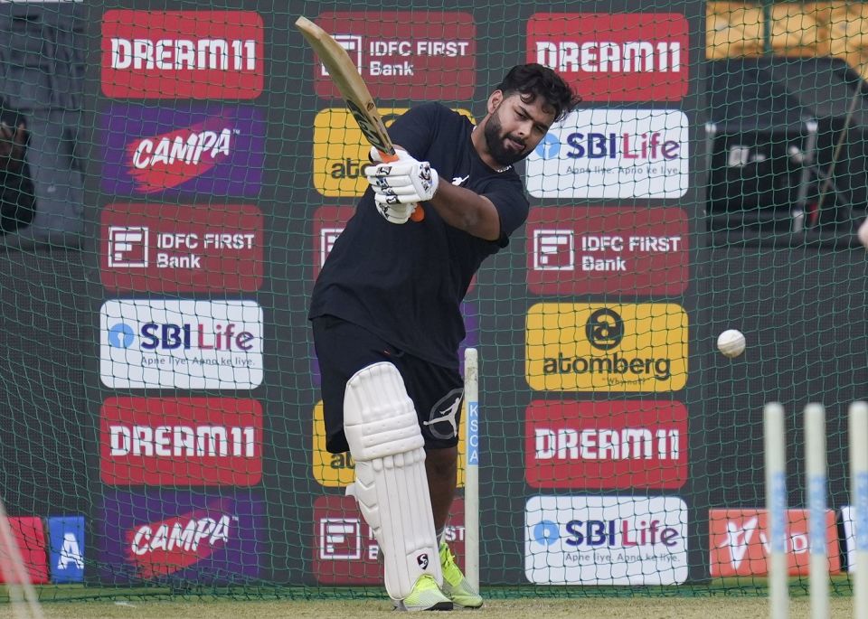 A sight for the sore eyes: Rishabh Pant back in the nets