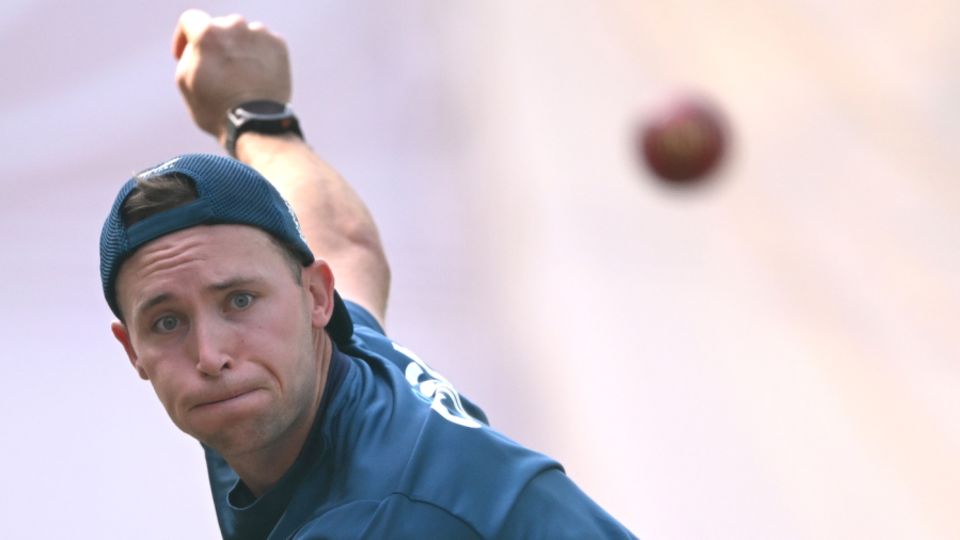 Tom Hartley will make his Test debut as one of three spinners at Hyderabad