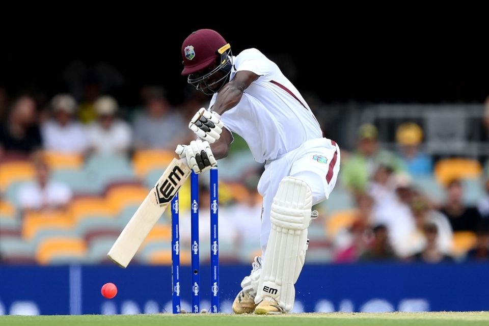 Kevin Sinclair impressed with the bat on Test debut