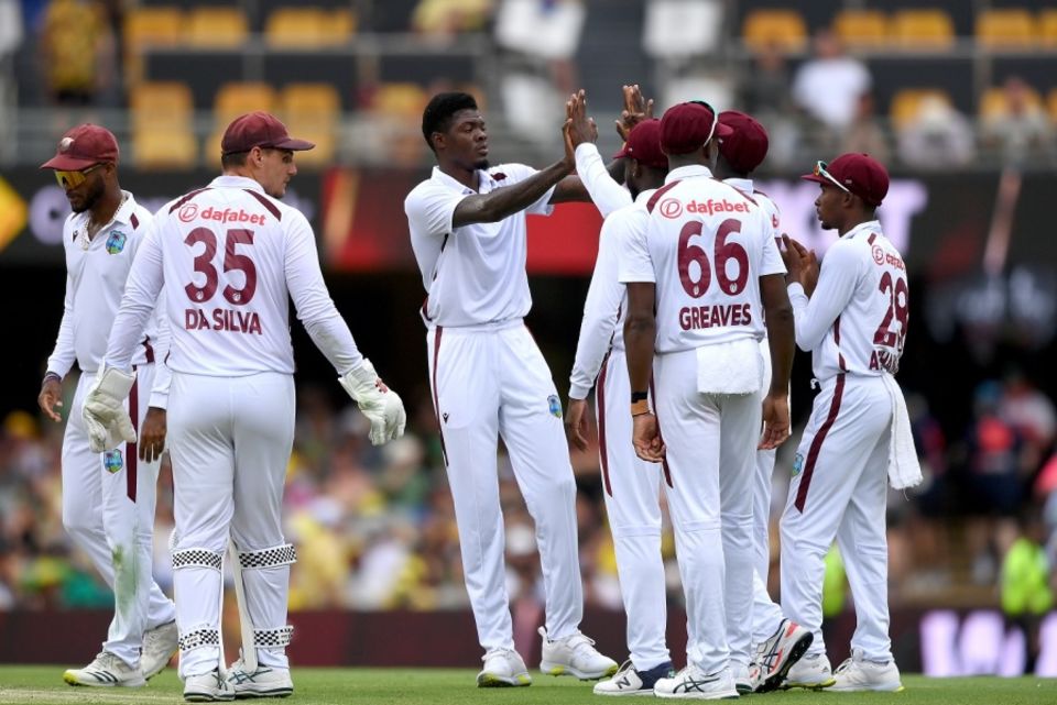 Alzarri Joseph picked up three to derail Australia