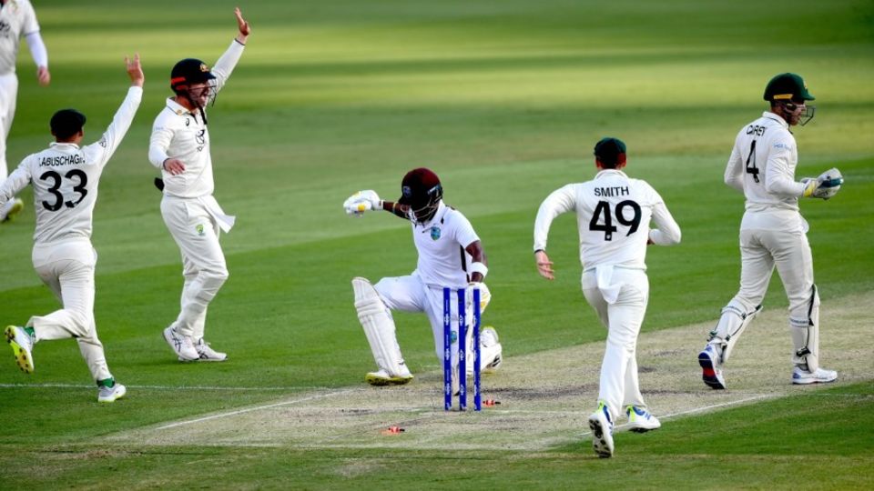 Kavem Hodge was brilliantly run out by Travis Head
