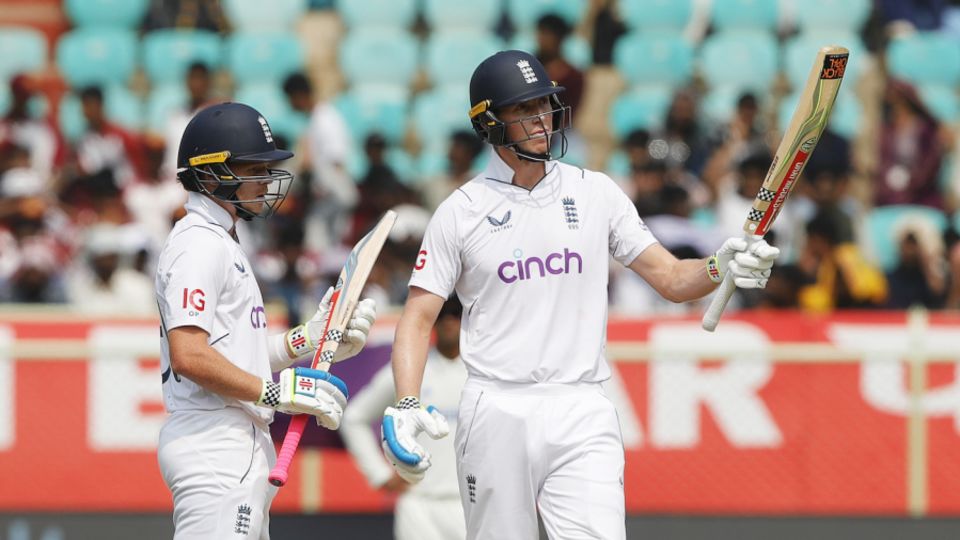 Zak Crawley brought up a 52-ball half-century