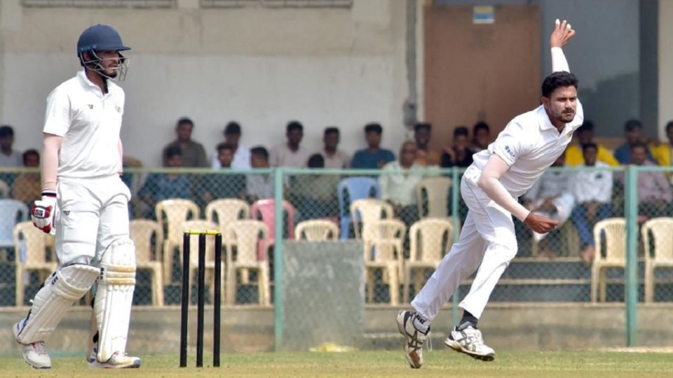 V Koushik has picked up 24 wickets in five games in this Ranji Trophy season