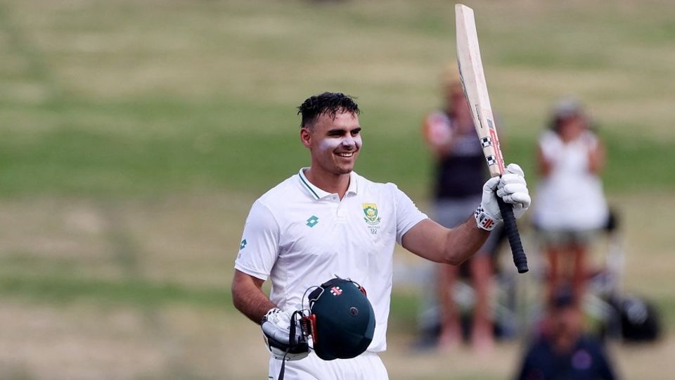 David Bedingham took 127 balls to bring up his hundred