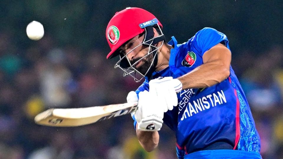 Ibrahim Zadran was named Player of the Series for his 213 runs against Bangladesh