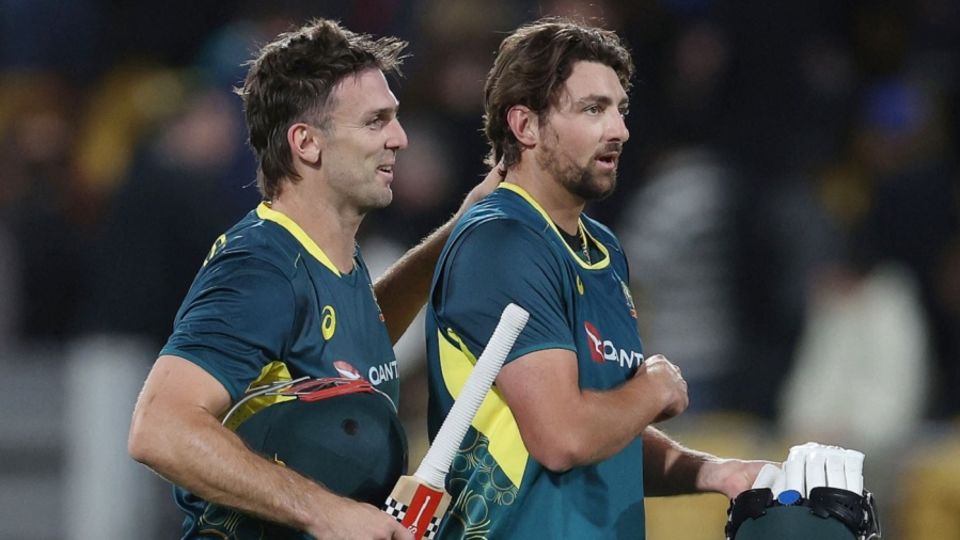 Mitchell Marsh and Tim David finished off the chase for Australia