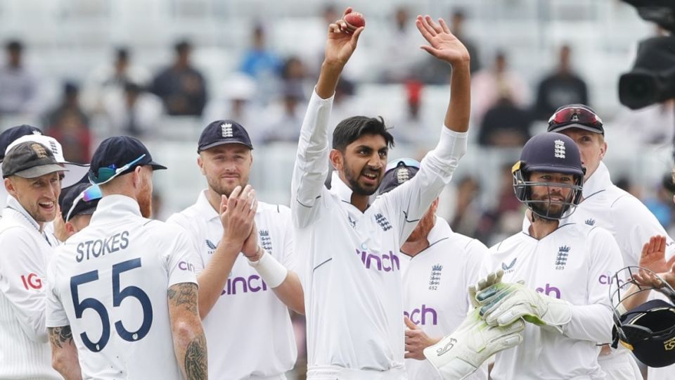 Shoaib Bashir got his maiden Test five-for