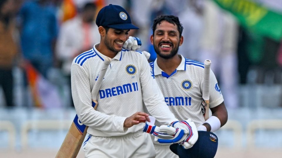 Smile when you're winning - Shubman Gill and Dhruv Jurel walk back victorious