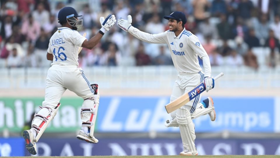 Job done, Dhruv Jurel and Shubman Gill start the celebrations