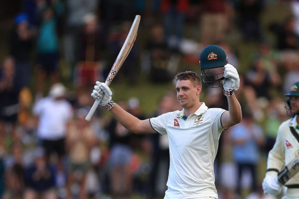 Cameron Green celebrates his century