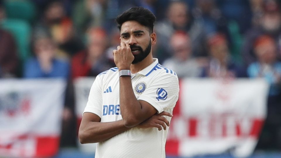 Mohammed Siraj has been withdrawn because of an illness