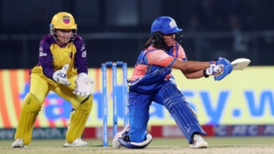 Harmanpreet Kaur used the sweep frequently
