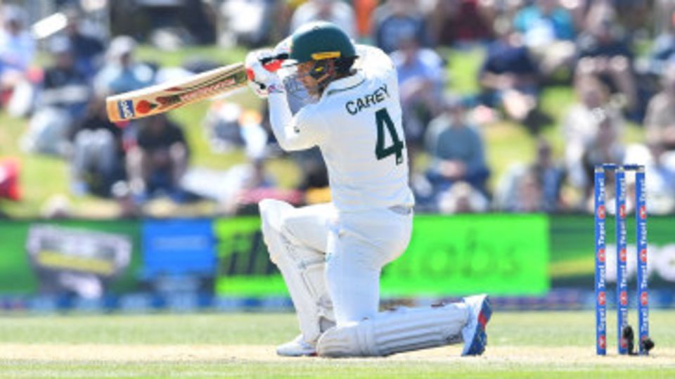 Alex Carey timed the ball sweetly