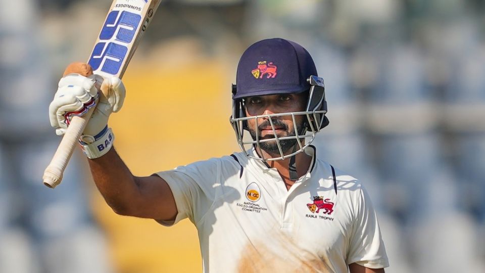 File photo: Ajinkya Rahane was unbeaten on 86