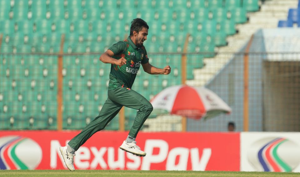 Tanzim Hasan Sakib claimed the first three wickets to fall in the first ODI