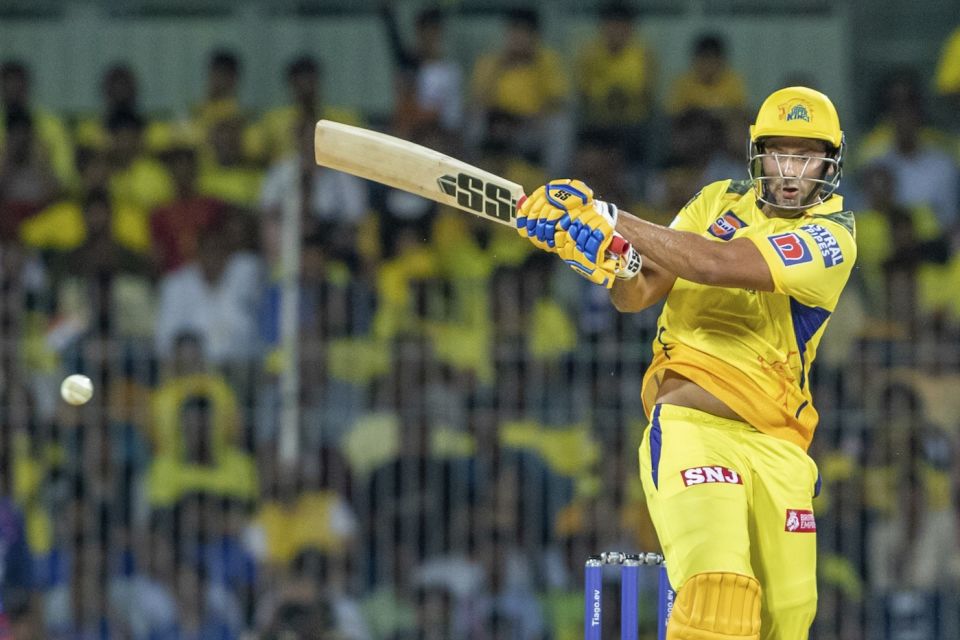 The beast unleashed: Shivam Dube was set a clear brief. "We don't really want him looking for ones and twos," Fleming says. "Hit as soon as you feel ready. Just start hitting"