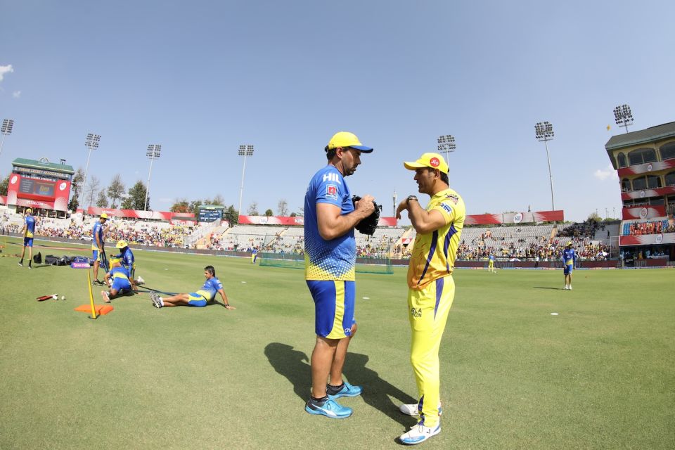 Where the buck stops: Fleming and Dhoni head the Super Kings brains trust
