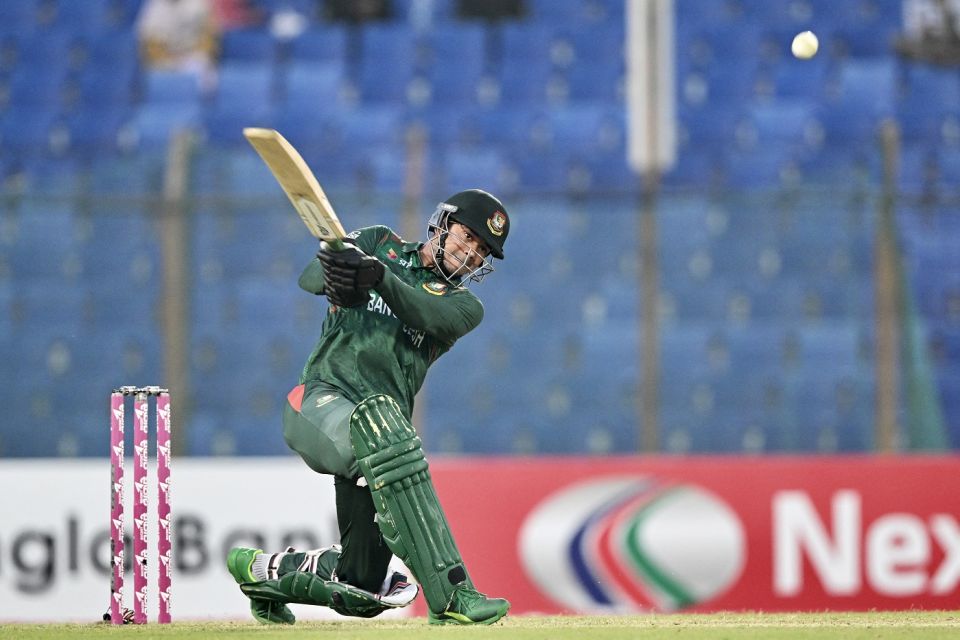 Taskin Ahmed has hit some big shots this series against Sri Lanka