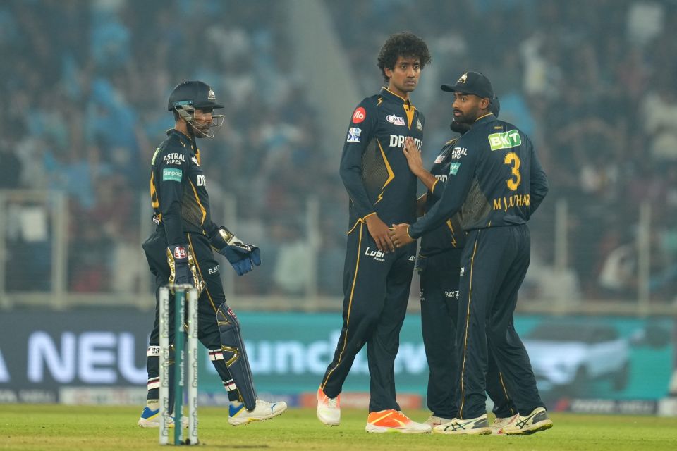 Sai Kishore picked up the all-important wicket of Rohit Sharma