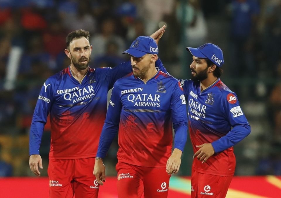 Glenn Maxwell, Faf du Plessis and Rajat Patidar haven't yet fired with the bat this season