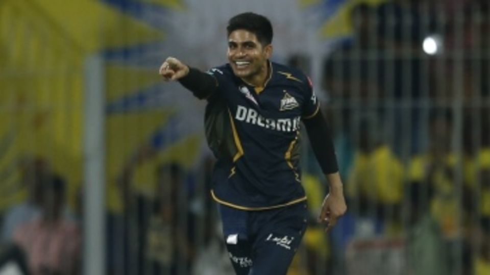 Shubman Gill is a happy captain as Rashid Khan fells Shivam Dube