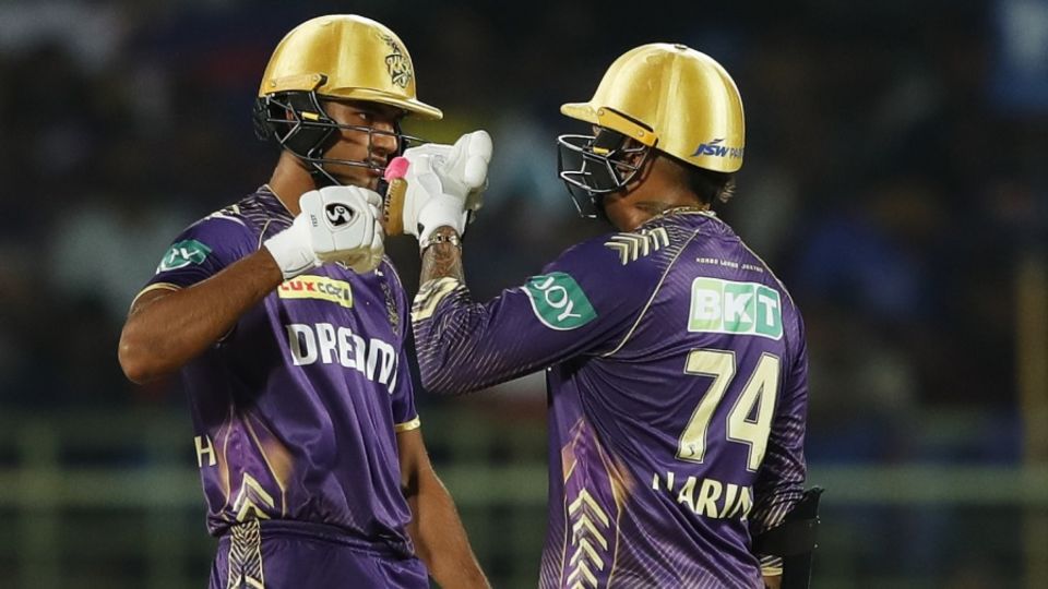 Angkrish Raghuvanshi and Sunil Narine gave Delhi Capitals a hiding