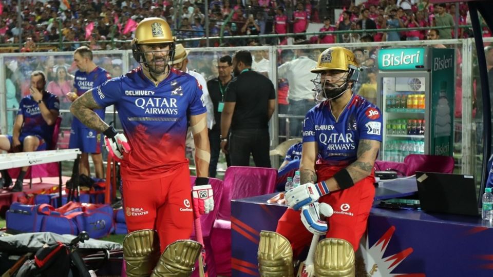 Faf du Plessis and Virat Kohli have their jobs cut out
