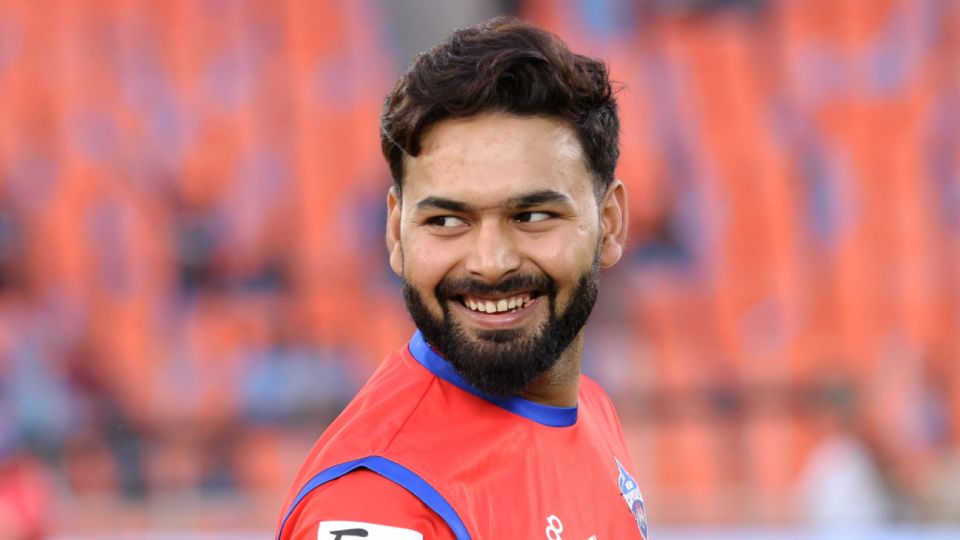Rishabh Pant is all smiles ahead of the game against Gujarat Titans