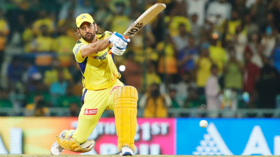 MS Dhoni slammed 28 off nine against LSG