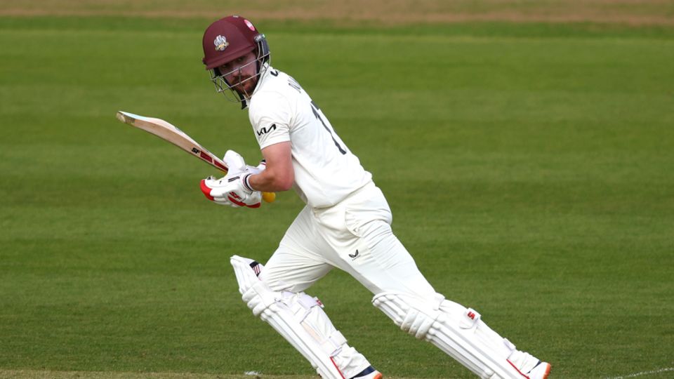 Rory Burns on his way to a century