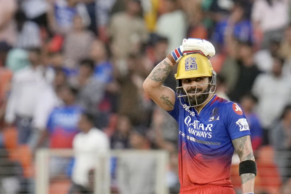 Virat Kohli was all smiles throughout his innings