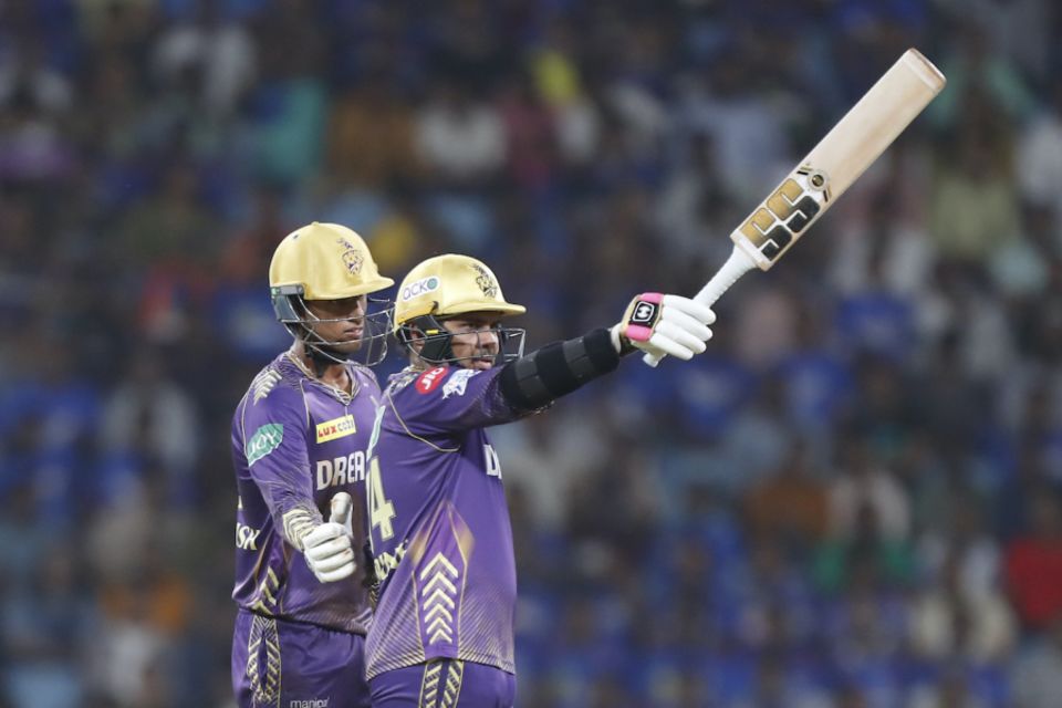Sunil Narine brought up his fifty in 27 balls
