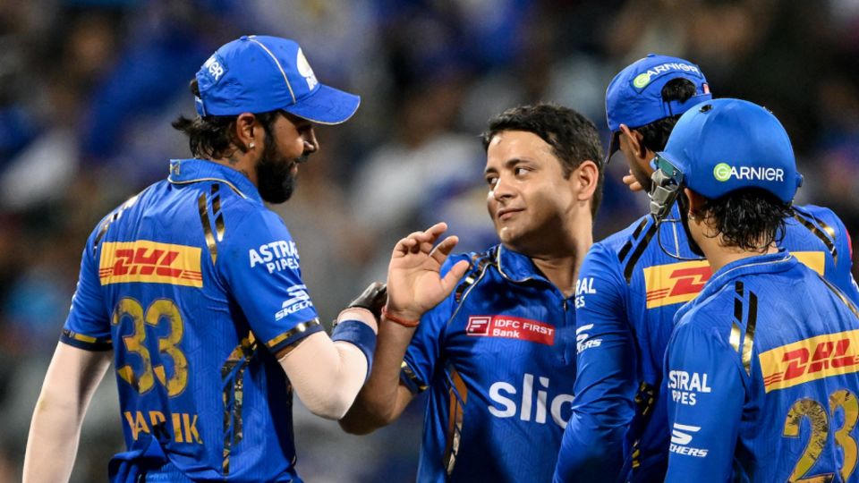 Hardik Pandya and Piyush Chawla took three wickets apiece