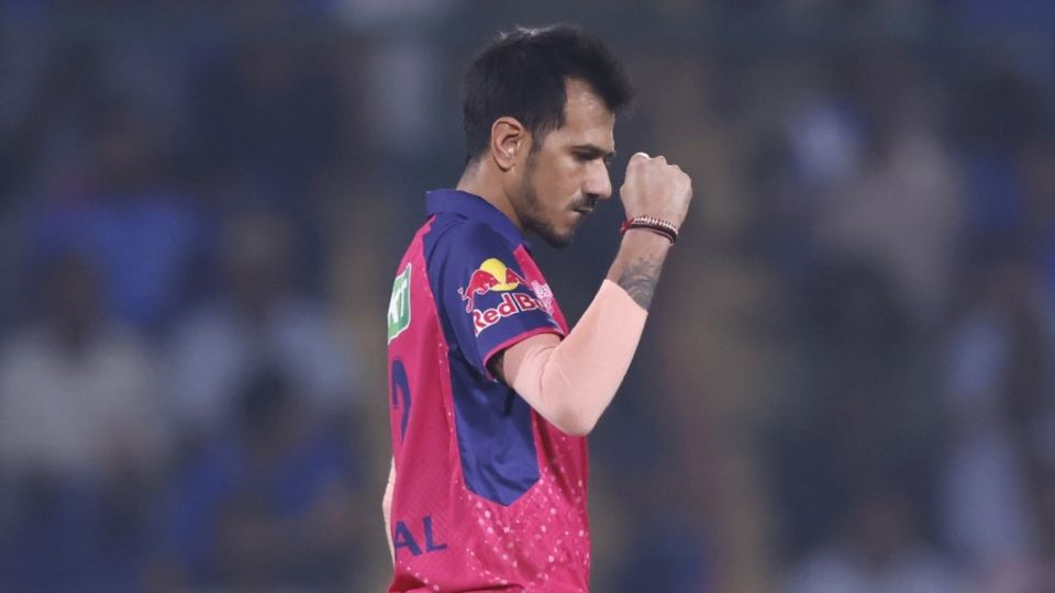File photo: Yuzvendra Chahal celebrates a wicket