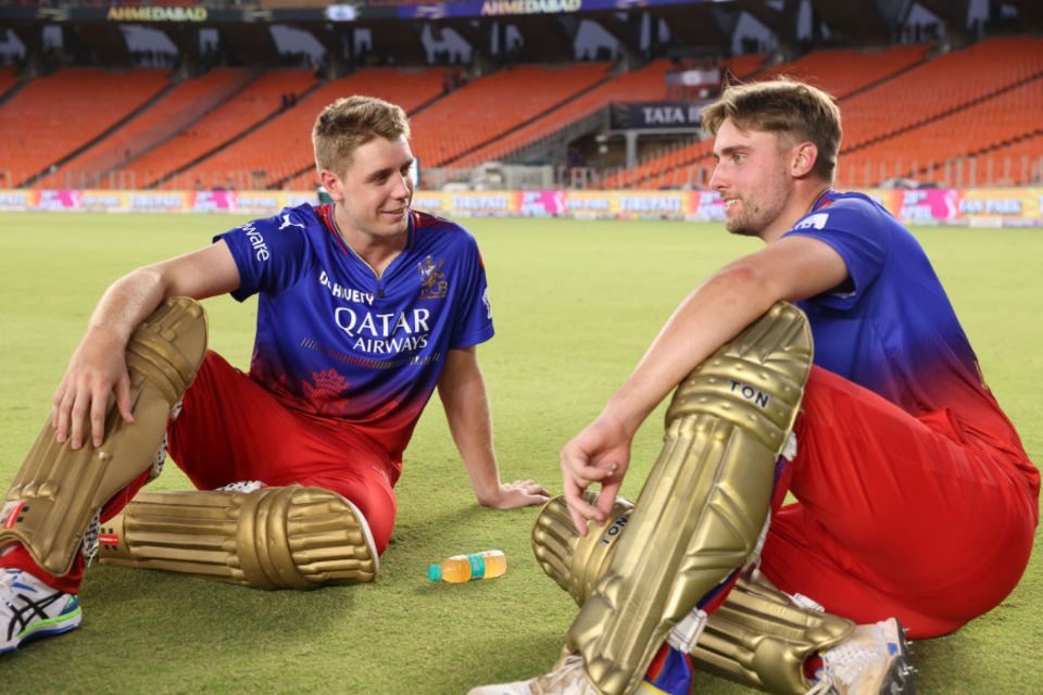Team-mates Cameron Green and Jacks will be on opposing sides at the T20 World Cup next month