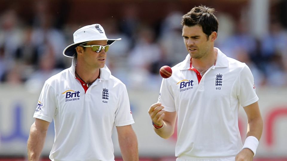 Andrew Strauss captained James Anderson in 42 Tests