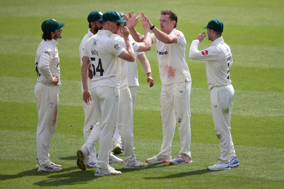 Big in the shires: Smith took 27 wickets in seven games for Worcestershire in his first county cricket season