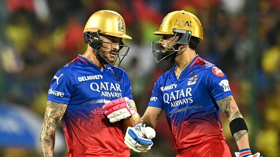 Faf du Plessis and Virat Kohli gave RCB a strong start