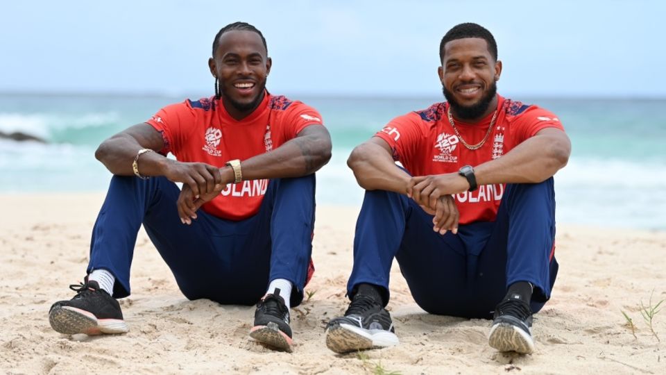 Beach bums: Both Jofra Archer and Chris Jordan were born in Barbados