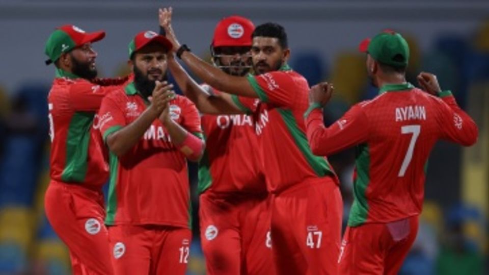 Aqib Ilyas bowled an economic spell including a maiden over