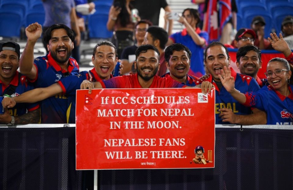 You'll find us everywhere: Nepal fans assert their commitment to their team