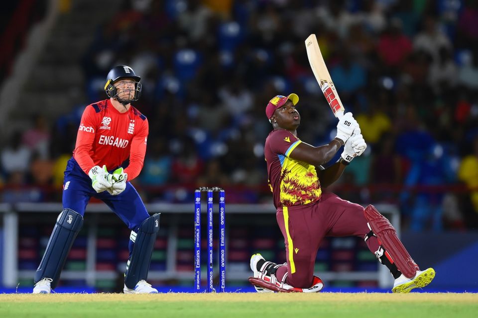 Rovman Powell hit five sixes in his innings