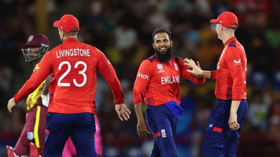 Adil Rashid delivered the big wicket of Andre Russell